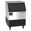 Lunar Ice Self-Contained Ice Machine, 270 lb, Full Dice Ice Cubes, with 88 lb Built-in Ice Storage Bin, in Stainless Steel with Black Trim (LUIM-260)