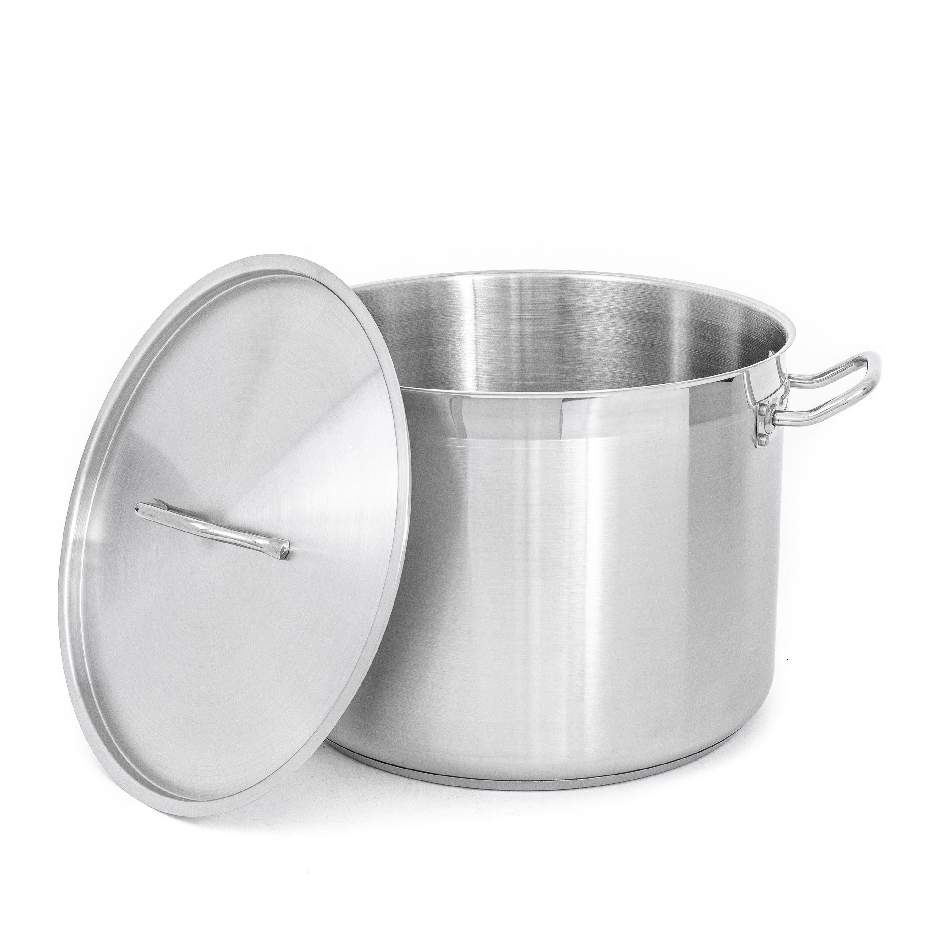 Adcraft Titan Induction Stock Pot with Cover 40 quart – Admiral Craft