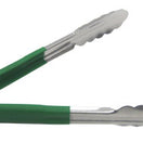 Adcraft Scalloped Edge Tong (12",green)