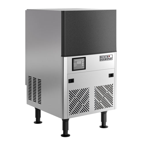 Black Diamond Self Contained Commercial Ice Maker, Up to 120 lbs Ice, in Stainless Steel/Black