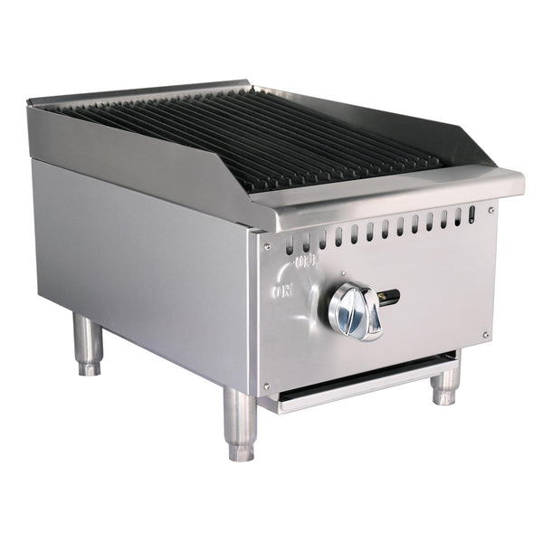 Black Diamond Standard Series Gas Charbroiler, in Stainless Steel