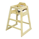 Adcraft Wooden High Chair, in Natural (HCW-1)
