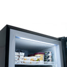 Black Diamond Countertop Display Freezer, Single Glass Door, 3.5 cu ft, in Black