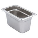 Adcraft Pan, Ninth Size, Stainless Steel