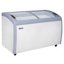 Black Diamond Chest Freezer, Two Glass Doors, 9.2 cu ft, in White
