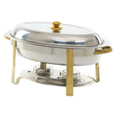 Adcraft Gold Plate Regent Chafer, 6 Qt., Oval