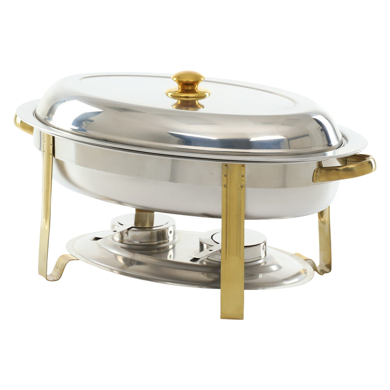 Adcraft Gold Plate Regent Chafer, 6 Qt., Oval