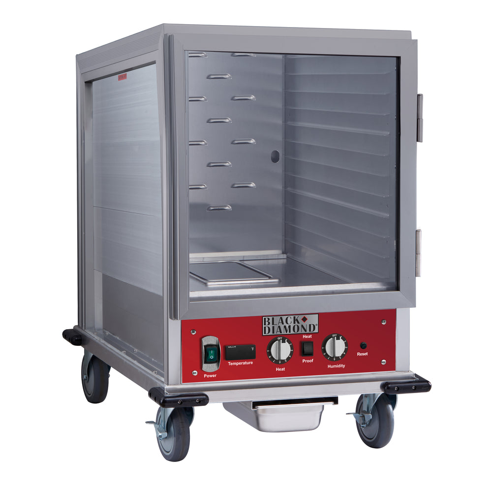 Black Diamond Warming Proofing and Hot Holding Cabinet, 4.94 cu ft Capacity, in Silver