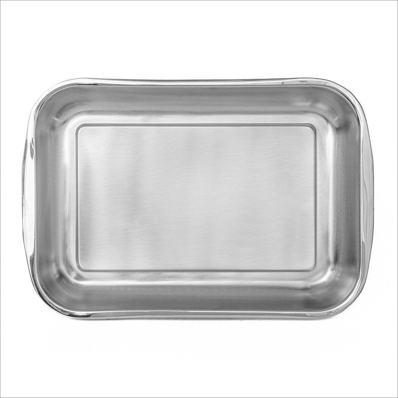 Adcraft Oblong Bake Pan, Stainless Steel