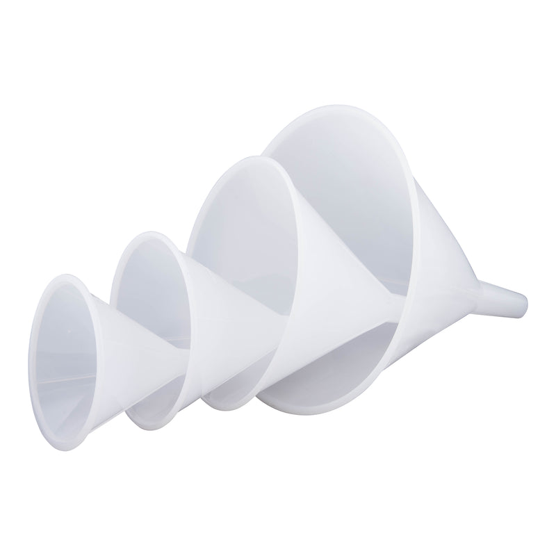 Adcraft Boilable Plastic Funnels 5-1/4" diameter