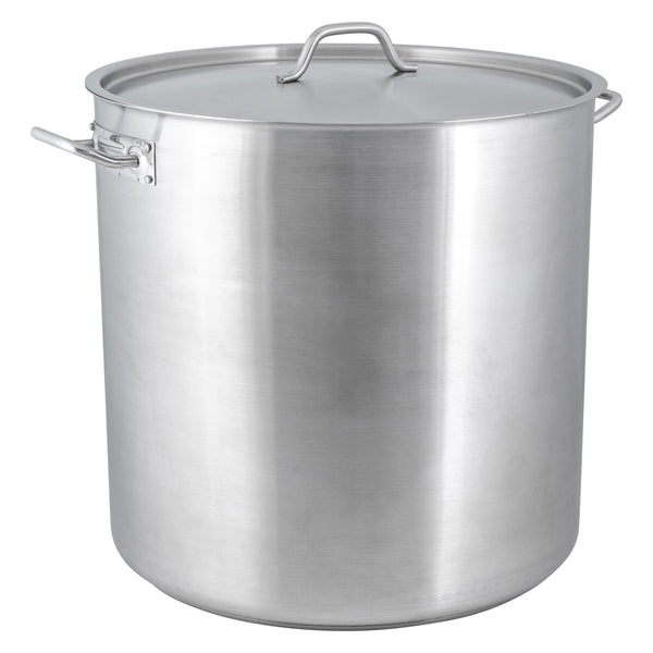 Adcraft Titan Induction Stock Pot with Cover 100 quart