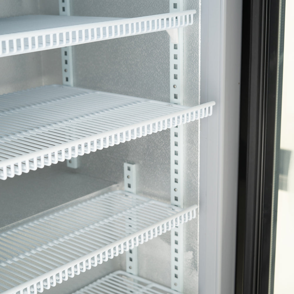Black Diamond Countertop Display Freezer, Single Glass Door, 1.8 cu ft, in Black