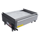 Black Diamond 36" Heavy Duty Thermostatic Gas Griddle, 3 Burners, in Stainless Steel