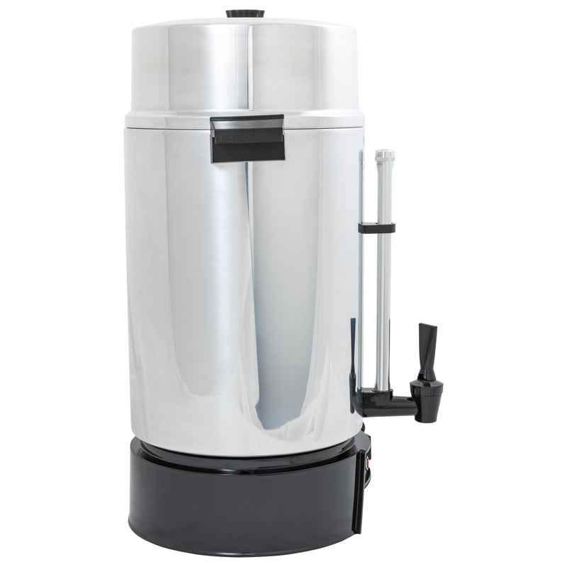 Adcraft 100 Cup Coffee Urn, 1500W, in Silver