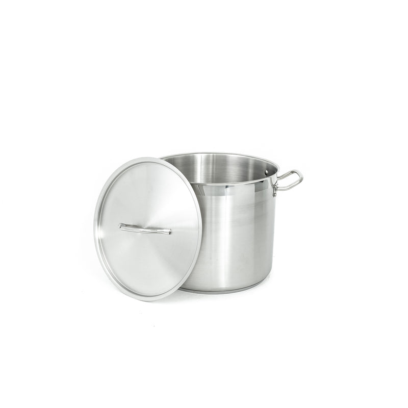 Adcraft Titan Induction Stock Pot with Cover 24 quart