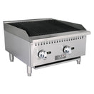 Black Diamond 24" Standard Series Charbroiler, 2 Burners, in Stainless Steel