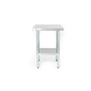 Adcraft Work Table, 24" x 24" x 35", in Stainless Steel (WT-2424-E)