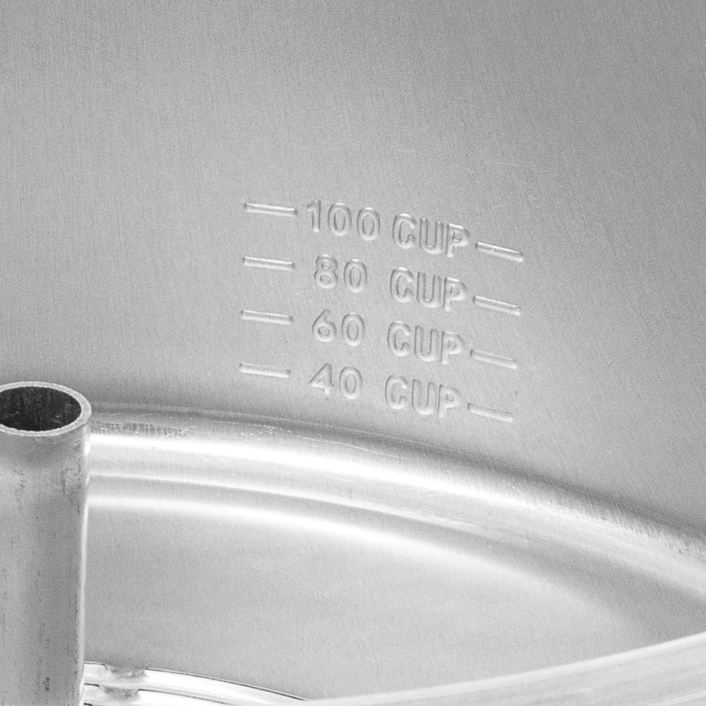 Adcraft 100 Cup Coffee Urn, in Silver
