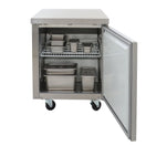 Black Diamond Undercounter Freezer, 1 Solid Door, 6.3 Cu. Ft. Capacity, in Stainless Steel