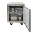 Grista 1 Door Undercounter Freezer, in Silver/White