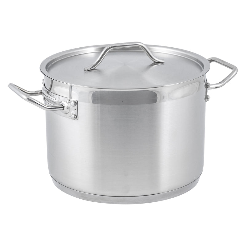 Adcraft Titan Induction Stock Pot with Cover 8 quart