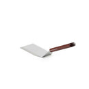 Adcraft Scraper/Turner with Wood Handle, in Stainless Steel