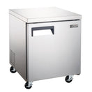 Black Diamond Undercounter Freezer, 1 Solid Door, 6.3 Cu. Ft. Capacity, in Stainless Steel