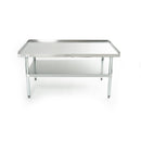 Adcraft Equipment Stand, 30" x 48" x 24", in Stainless Steel (ES-3048)
