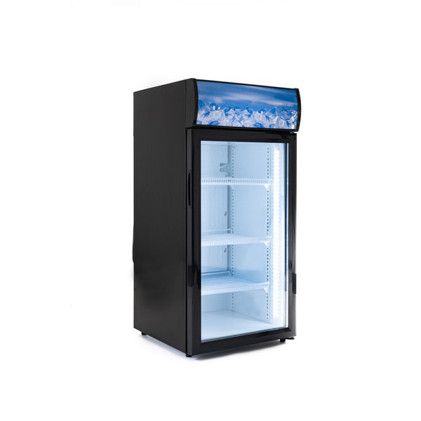 Black Diamond Countertop Display Refrigerator, in Black