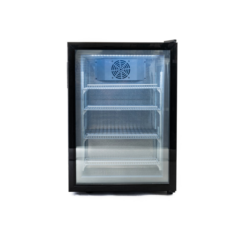 Black Diamond Countertop Display Freezer, in Black