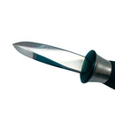 Adcraft Get-A-Grip Oyster Knife with Santoprene Handle, in Stainless Steel/Black