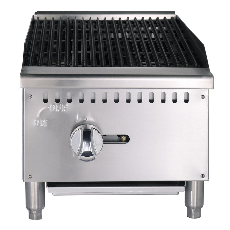 Black Diamond Standard Series Gas Charbroiler, in Stainless Steel