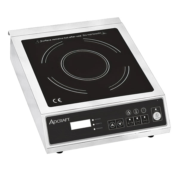 Adcraft Electric Induction Cooker, in Black