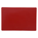 Adcraft High Density Cutting Board 12" x 18" x 1/2" - Red