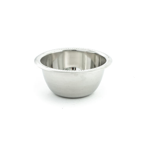 Adcraft Ice/Relish Bowl, Gadroon Rim, Stainless Steel