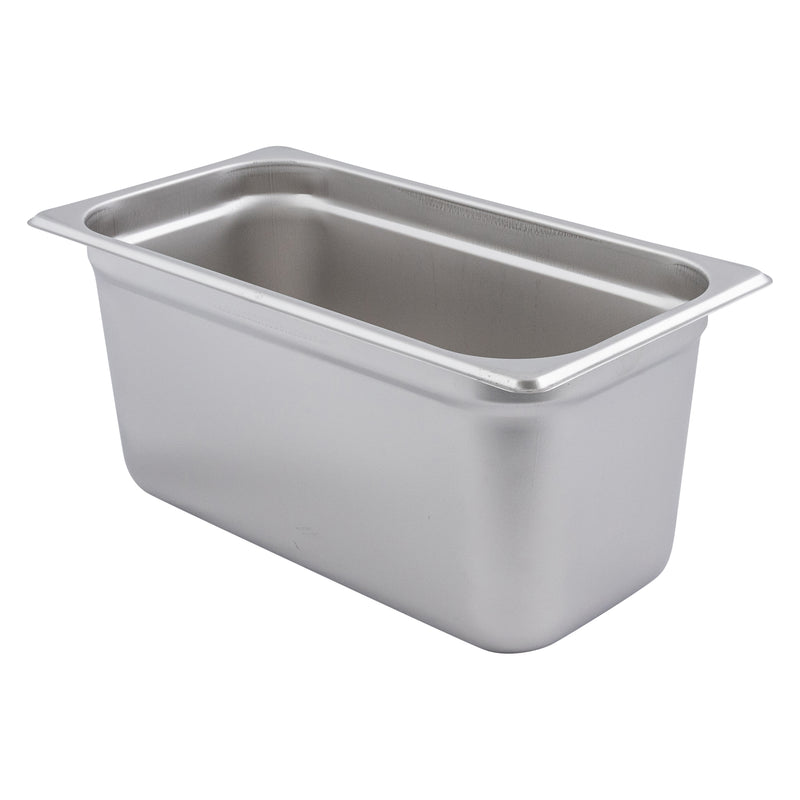 Adcraft 200T6 Deli Pan, Third-Size, 6", Stainless Steel