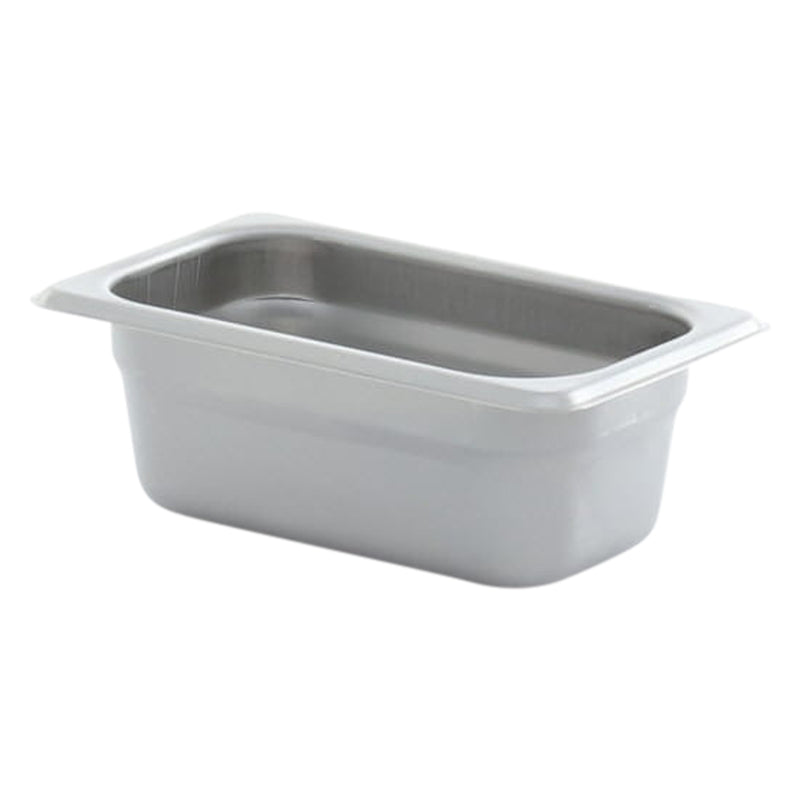 Adcraft 22N2 Deli Pan, Ninth Size, 22 Ga, Stainless Steel