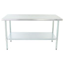 Adcraft Work Table, Stainless Steel