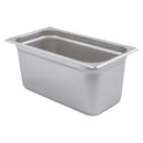 Adcraft Steam Table Pan Third size, 22 gauge, 6-7/8" x 12-3/4" x 6" deep