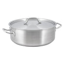 Adcraft BRSS-20 Brazier 20 Qt W/Cover, Stainless Steel