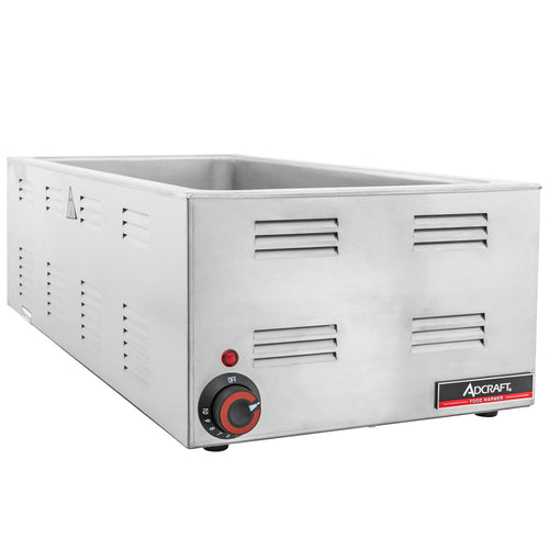 Adcraft 4/3 Size Food Warmer, in Stainless Steel