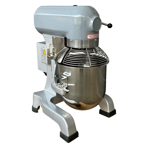 Black Diamond 10 Qt Planetary Mixer, 3-Speed, 0.75 HP, 120V, in Gray