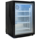 Black Diamond Countertop Display Freezer, Single Glass Door, 3.5 cu ft, in Black