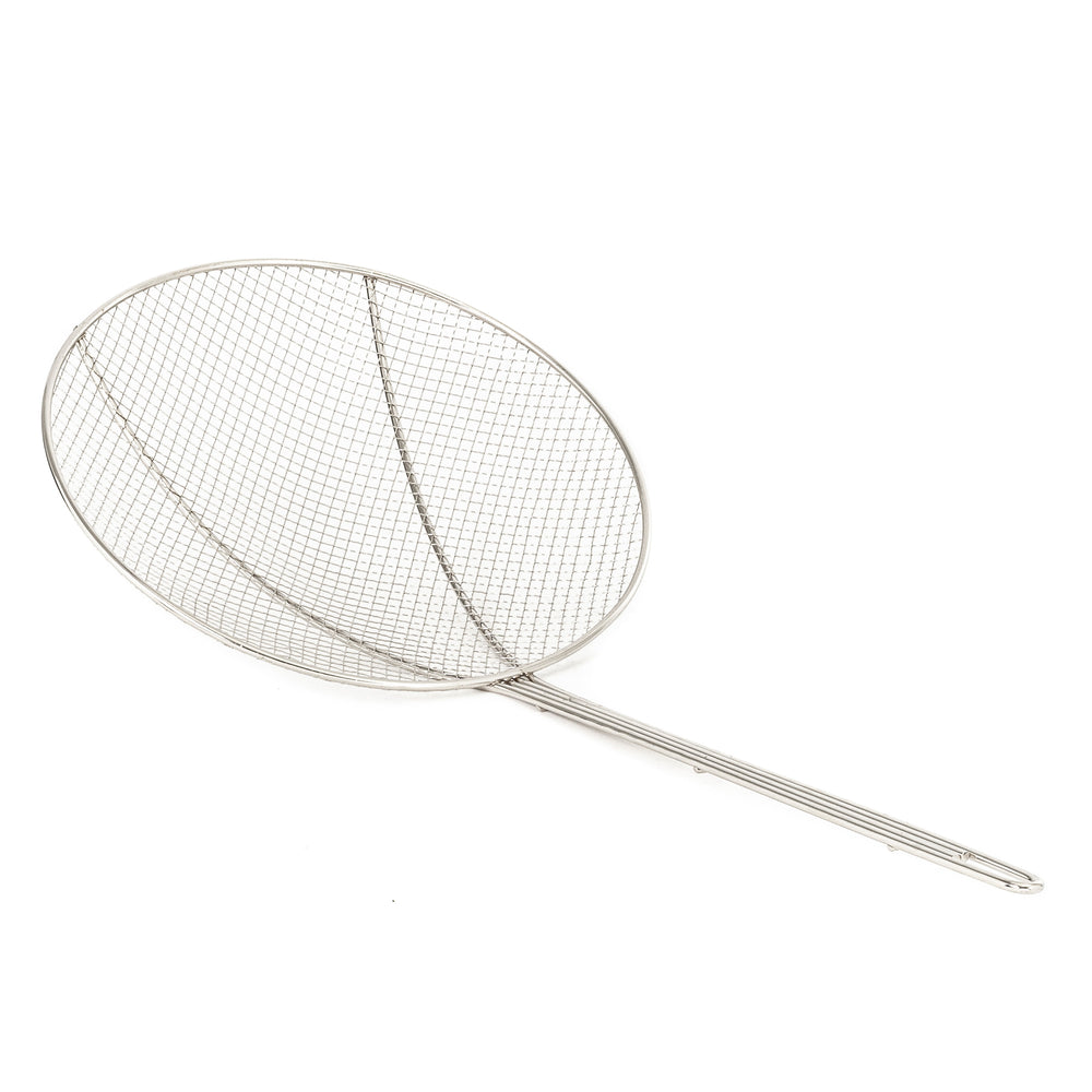 Adcraft Wire Mesh Skimmer, 12" Diameter, Chrome-plated
