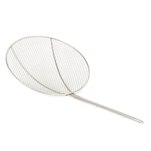 Adcraft Wire Mesh Skimmer, 12" Diameter, Chrome-plated