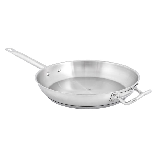 Adcraft FPSI-12 Fry Pan, 12 Inch, Stainless Steel