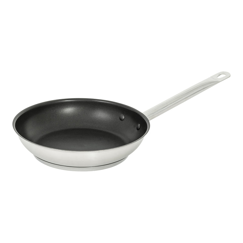 Adcraft FPSI-10EX Non-Stick Fry Pan, 12 Inch, Stainless Steel