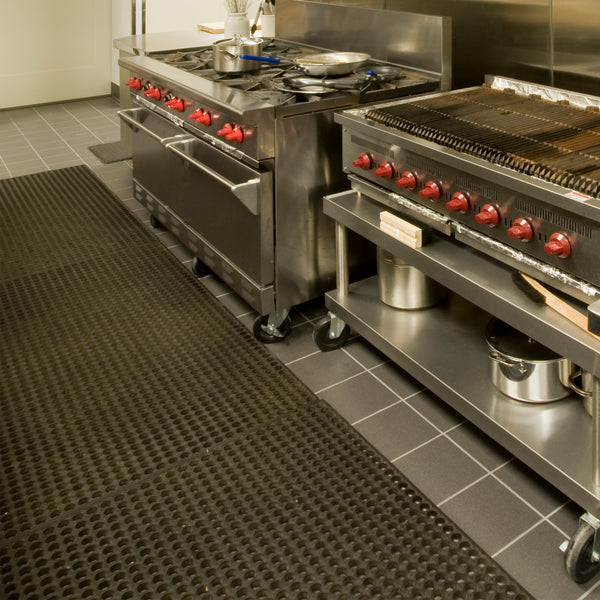 Adcraft Anti-Fatigue Floor Mat, 3' x 5', 7/8" Thick, in Black (MAT-3534BK)