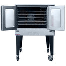 Black Diamond Full Size Electric Convection Oven, in Black/Red