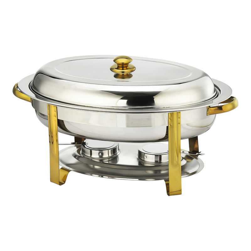 Adcraft Gold Plate Regent Chafer, 6 Qt., Oval